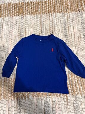 Ralph Lauren Royal Blue Long-Sleeve Tee